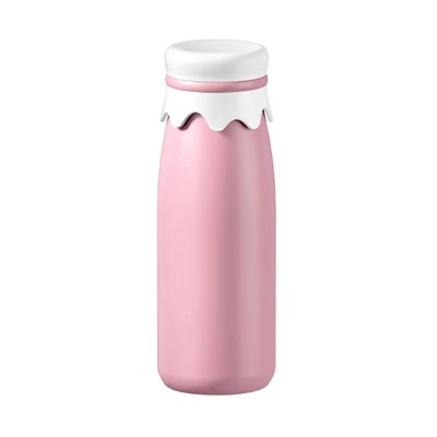 Mug ea ho Tsamaea ea Stainless Steel e nang le Milky Lid